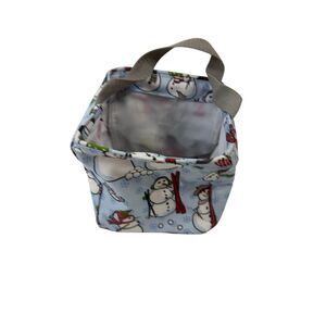 Thirty-one 31 snowman blue mini cube retired